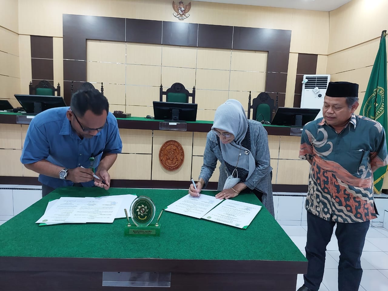 Gambar Prodi HKI UIN Makassar dan PN Bantaeng Teken MoA