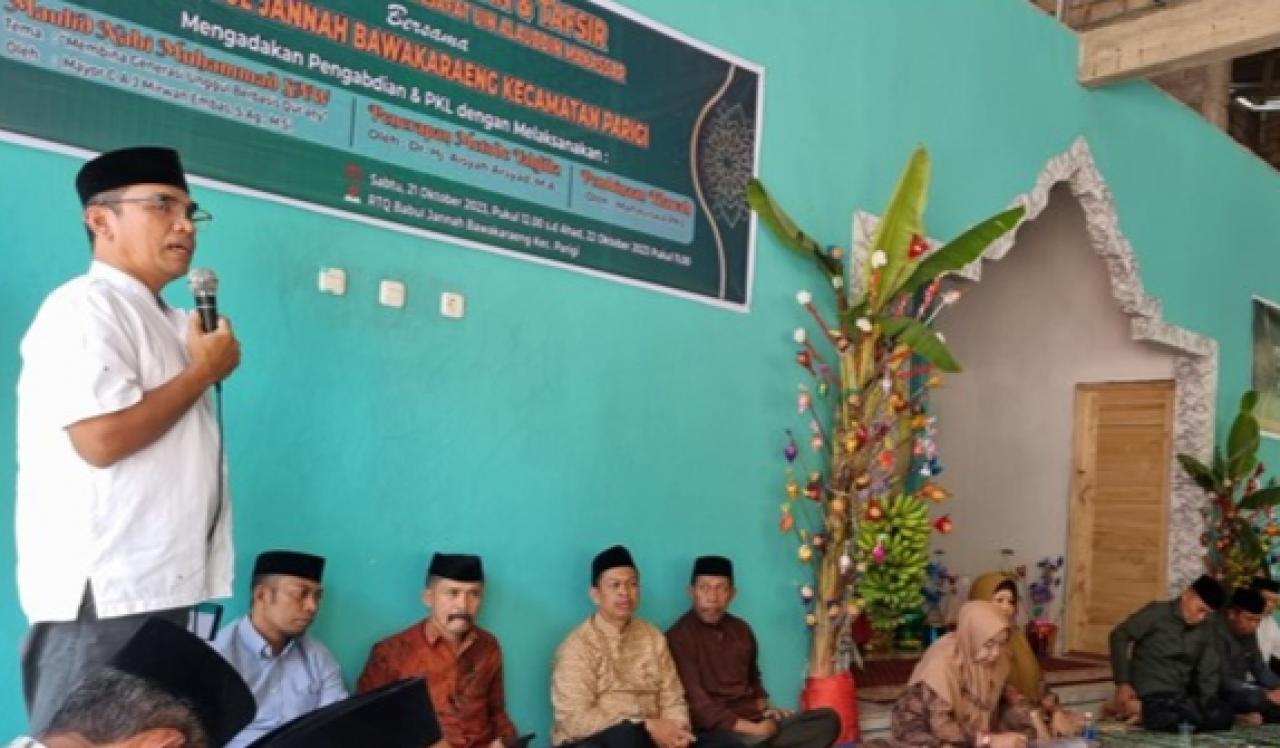 Gambar Prodi Ilmu Alquran dan Tafsir UIN Alauddin Pengabdian Masyarakat di Desa Manimbahoi Malino