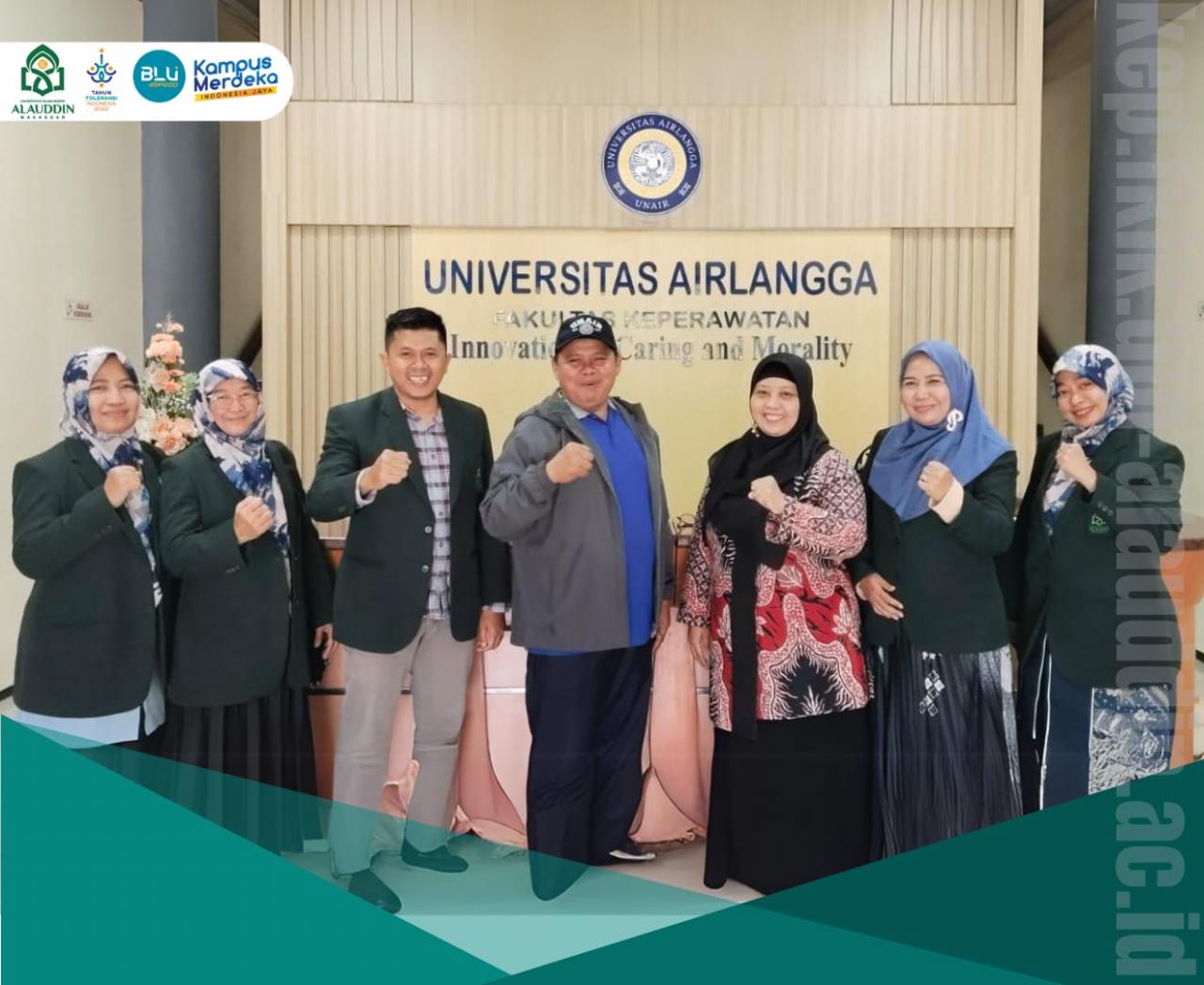 Prodi Keperawatan UIN Alauddin Lakukan Benchmark di Fakultas Keperawatan Universitas Airlangga