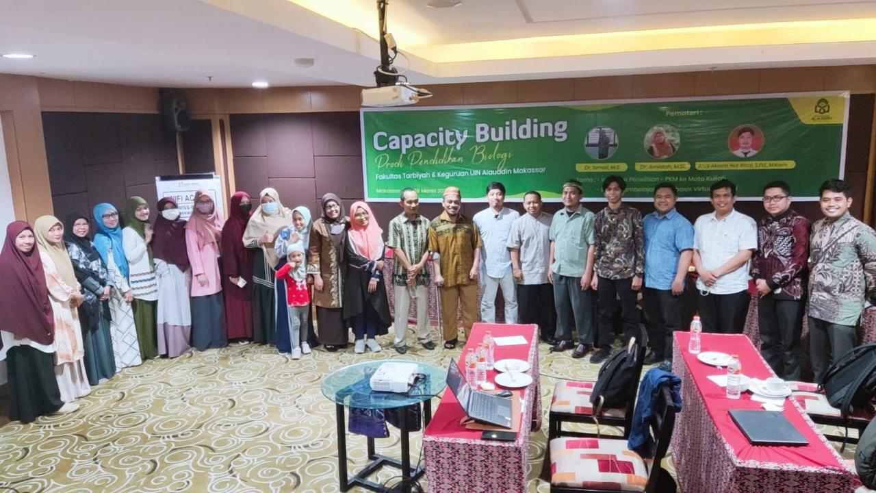 Gambar Prodi Pendidikan Biologi FTK UIN Alauddin Tingkatkan SDM Melalui Capacity Building