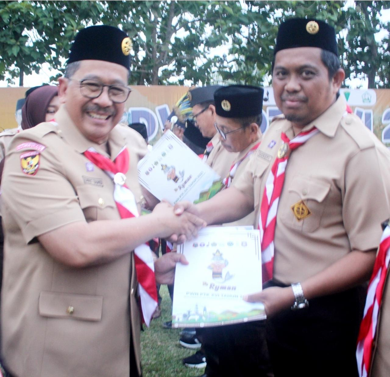 Gambar PWN PTK XVI: Kontingen Pramuka UIN Alauddin Raih Penghargaan Administrasi Terbaik 1