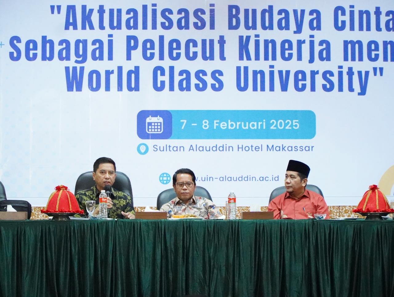 Raker UIN Alauddin Makassar Aktualisasi Budaya Cinta sebagai Katalis Menuju World Class University