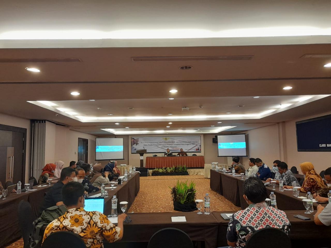 Gambar Rakor Bersama Unit Bidang AUPK, Wakil Rektor ll UIN Alauddin Tegaskan Penggunaan Anggaran Harus Sesu
