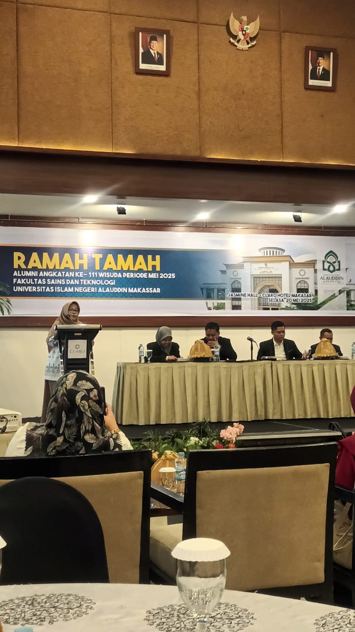 Ramah Tamah Fakultas Sains dan Teknologi UIN Alauddin Makassar Bersama Alumni Angkatan ke-111 Wisuda