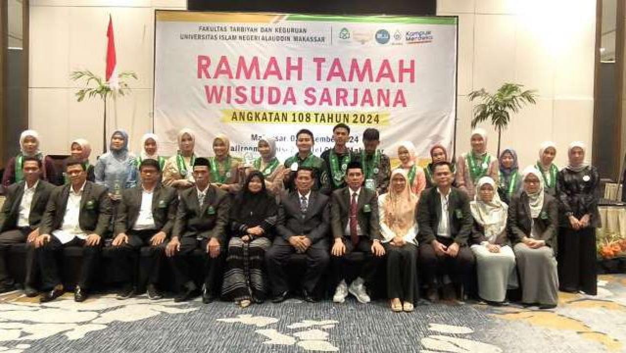 Ramah Tamah FTK UIN Alauddin Angkatan 108 Kukuhkan 144 Wisudawan