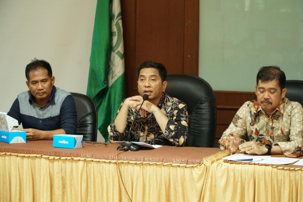 Rektor dan Pimpinan Bidang Kemahasiswaan UIN Alauddin Lakukan Rapat Koordinasi dengan LPP-LK