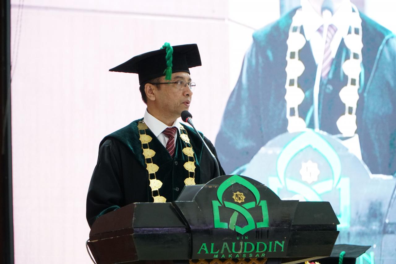 Gambar Rektor UIN Alauddin Makassar Ingatkan Wisudawan Angkatan 106 Perkuat Literasi Teknologi