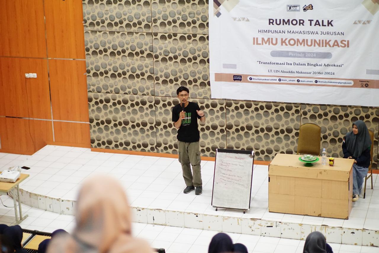 Rumor Talk HMJ IKOM Angkat Tema Transformasi Isu dalam Bidang Advokasi