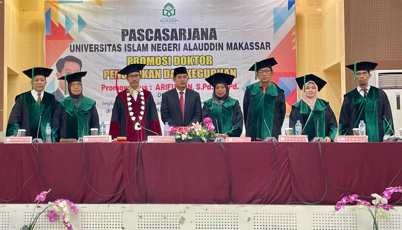 Gambar Sidang Promosi Doktor Arifuddin Kaji Implementasi Pendidikan Islam Berwawasan Kebangsaan