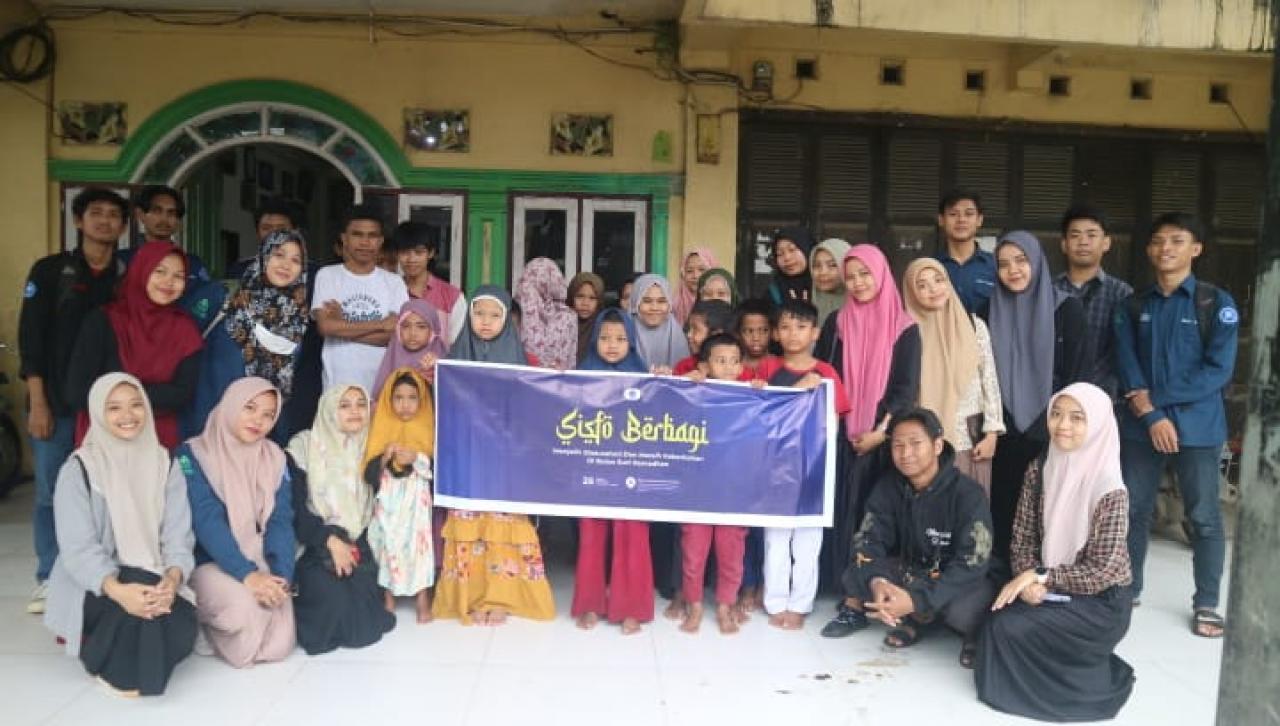 Sisfo Berbagi Jadi Rangkaian Akhir Kegiatan Ramadhan Mubarok HMJ Sisfo