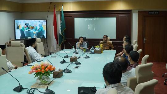 Biro Perencanaan Kemenag RI Monitoring Pembangunan Gedung SBSN Pusat Informasi UIN Alauddin