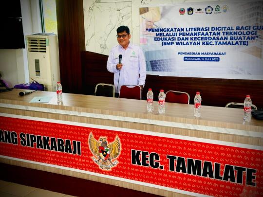 Dosen TI UIN Alauddin Bikin Guru SMP Tamalate Melek Digital Lewat Google Classroom