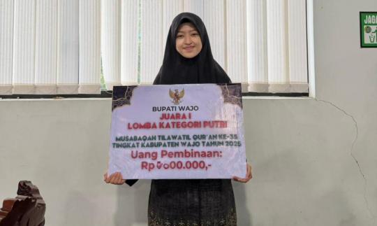 Mahasiswa BSA UIN Alauddin Makassar Raih Juara 1 KTIQ pada MTQ Kabupaten Wajo 2025