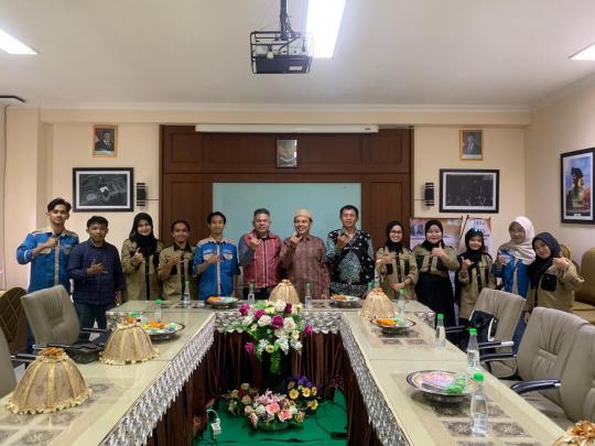 Sambut Studi Banding HMJ KPI Palu, Wadek III FDK UIN Alauddin Buka Pintu Kolaborasi