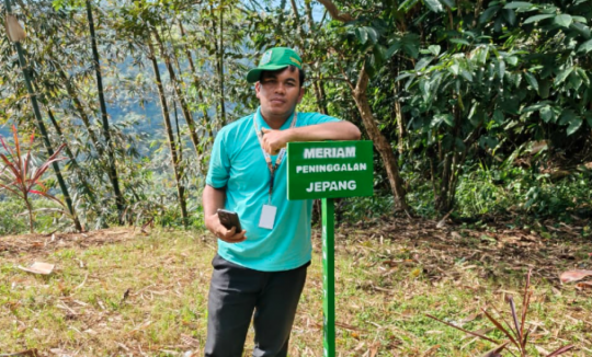 Wisata Bulutana Tambah Hits! Ada Patok Baru Penunjuk Arah ke Meriam Jepang Berkat Mahasiswa KKN UIN