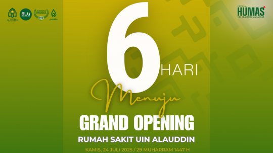 6 HARI MENUJU PERESMIAN: Rumah Sakit UIN Alauddin Makassar