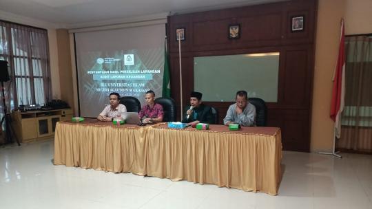 UIN Alauddin Makassar Raih Opini WTP dari Auditor Independen atas Laporan Keuangan 2024