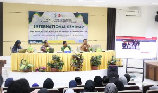 BSA UIN Alauddin Gelar Seminar Internasional, Bahas Kearifan Lokal hingga Masa Depan Peradaban