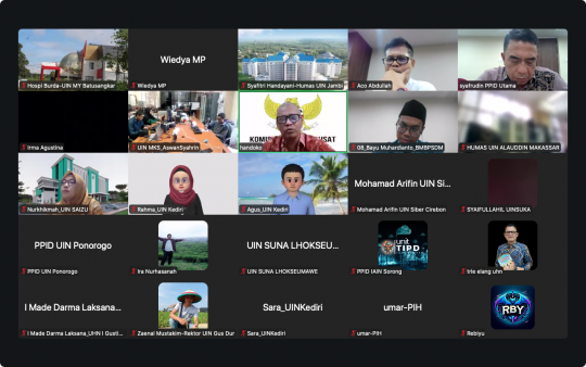 PPID UIN Alauddin Ikuti Pembahasan DIP dan Pengelolaan Informasi Pengadaan Barang dan Jasa