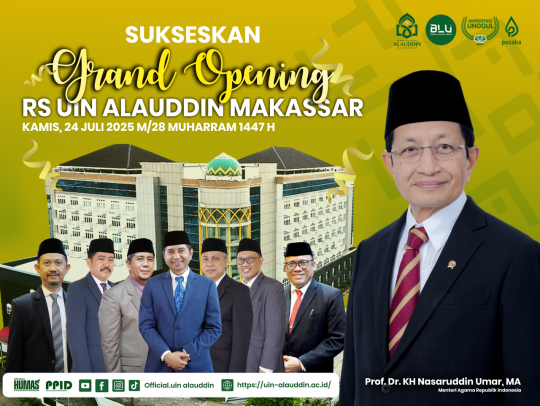 Momen Bersejarah! Menag RI Akan Resmikan RS UIN Alauddin Makassar