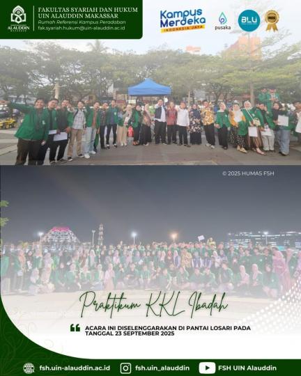 Praktikum KKL Ibadah: Penentuan 1 Rabiul Akhir 1447 H Bersama Para Dosen Serta Para Mahasiswa FSH UI