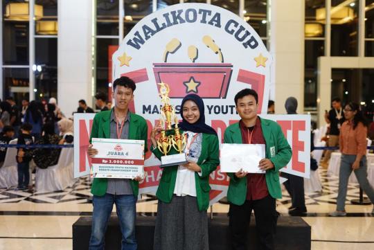 Tim Debat UIN Alauddin Raih Juara 4 Nasional di Walikota Cup 2025