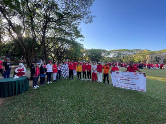 HUT RI ke-80, UIN Alauddin Rayakan dengan Jalan Sehat Kerukunan dan Lomba Dangdut