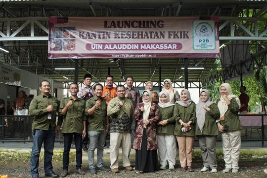 Kantin Sehat FKIK Diresmikan, Rektor Tekankan Kualitas dan Kebersihan Menu