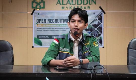 Berkisah dalam Sambutannya, Ketua LDK Al-Jami Bakar Semangat Ratusan Kader Lewat Cerita 'Coba-Coba'