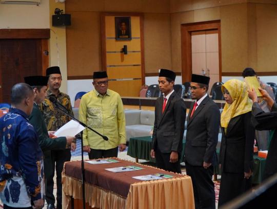 Tiga Pejabat Dilantik, Rektor UIN Alauddin Tekankan Profesionalisme