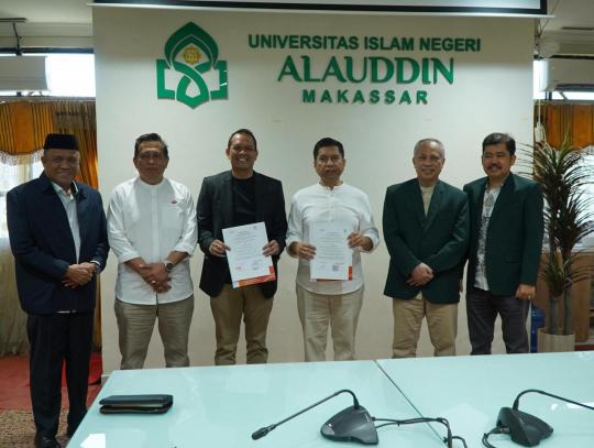 UIN Alauddin Makassar - PT Saudi Patria Wisata Teken MoU,  Program Magang hingga Beasiswa