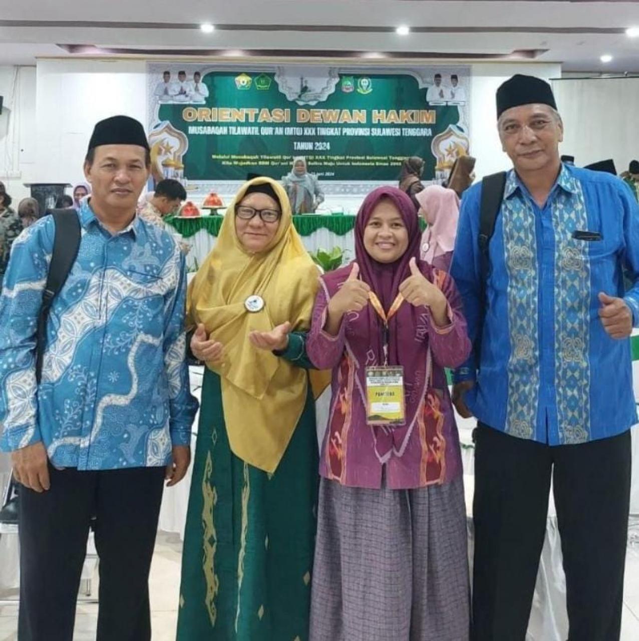 Tiga Alumni BSA FAH Ikuti Orientasi Dewan Hakim MTQ XXX di Sulawesi Tenggara