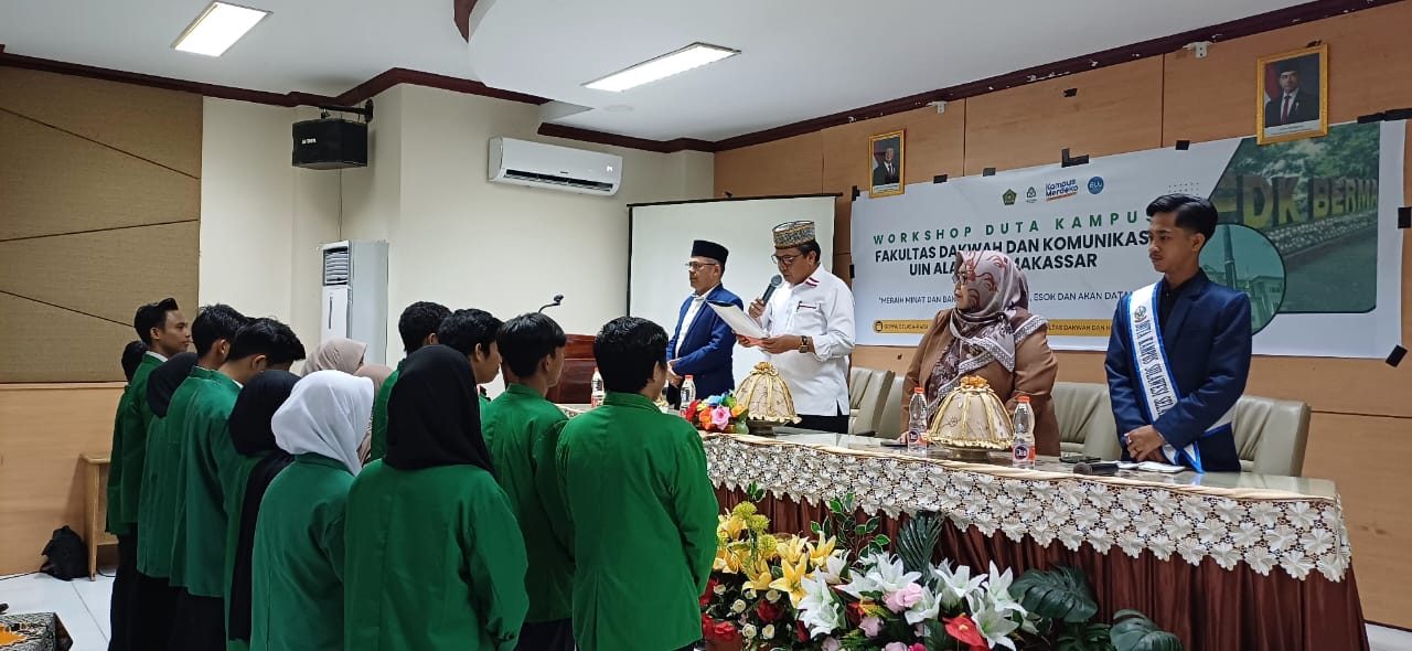 Gambar Tingkatkan Kesenian, Dekan FDK UIN Alauddin Lantik Sangat Seni, Kreasi dan Nada