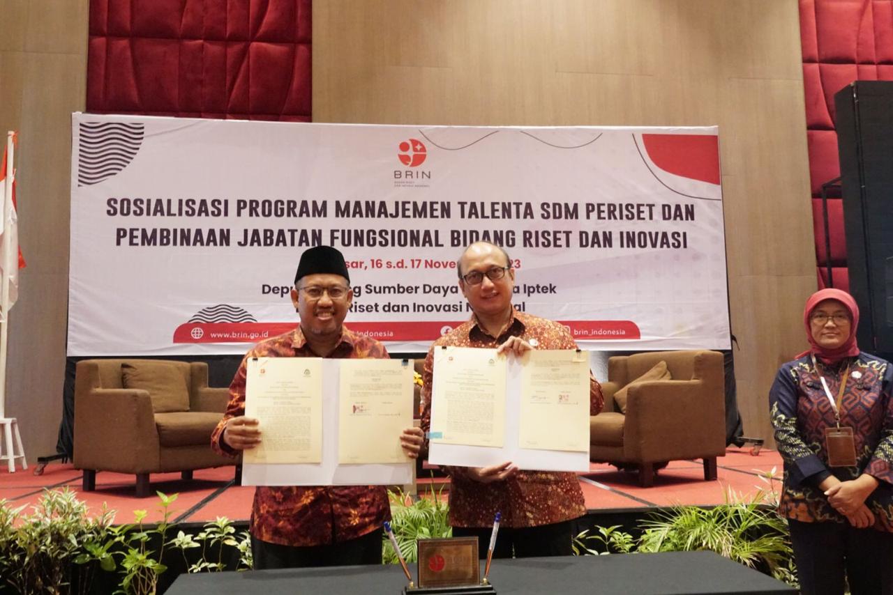 Gambar UIN Alauddin Makassar - BRIN Teken MoU Tri Darma PT Dukung Riset dan Inovasi Nasional