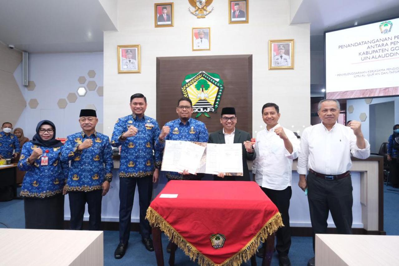 Gambar UIN Alauddin Makassar - Pemkab Gowa Teken PKS, Launching Program Mahasantri