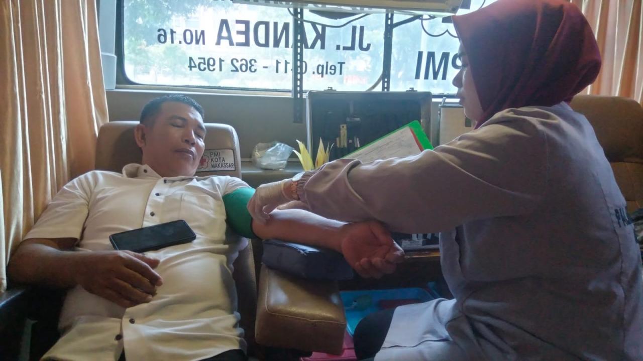 UKK KSR UIN Alauddin Adakan Kegiatan Donor Darah