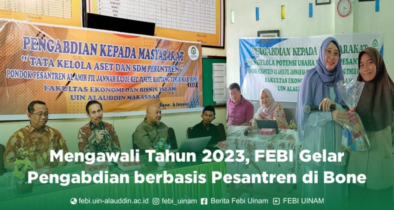 FEBI UIN Alauddin Gelar Pengabdian Berbasis Pesantren Di Kabupaten Bone ...