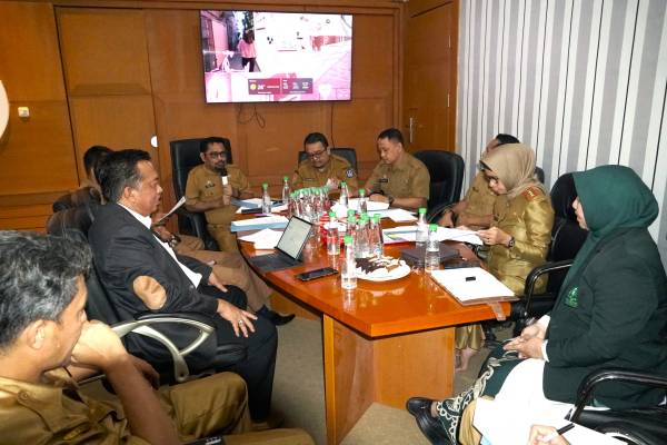 LP2M Audiensi dan Pembahasan Perjanjian Kerjasama bersama Kesbangpol