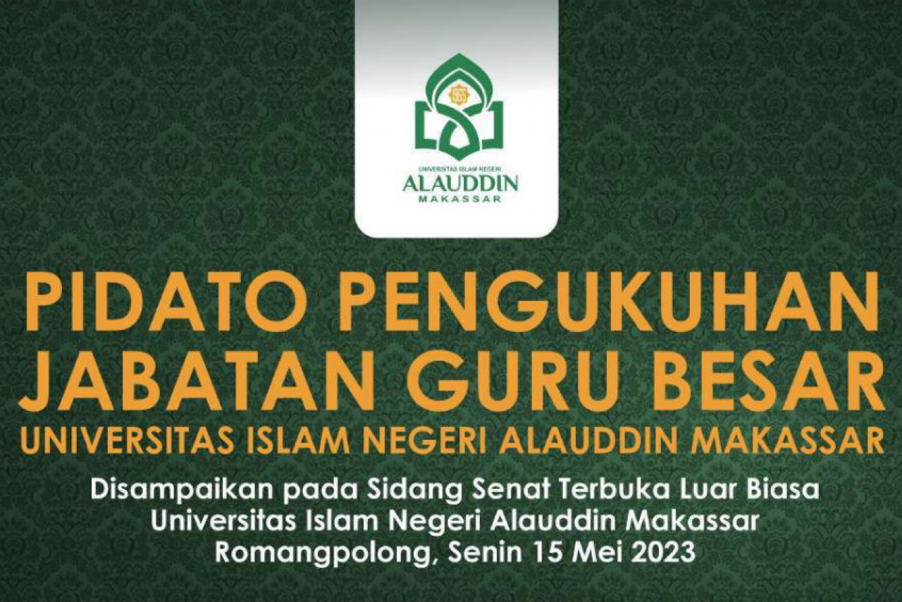 Gambar PIDATO PENGUKUHAN JABATAN GURU BESAR, Senin 15 Mei 2023